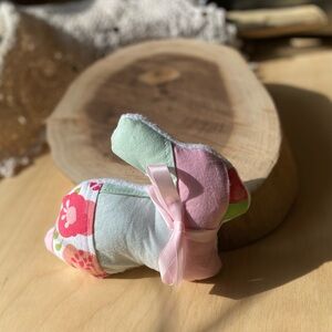 Handmade Patchwork Bunny, Cottagecore and Easter Decor